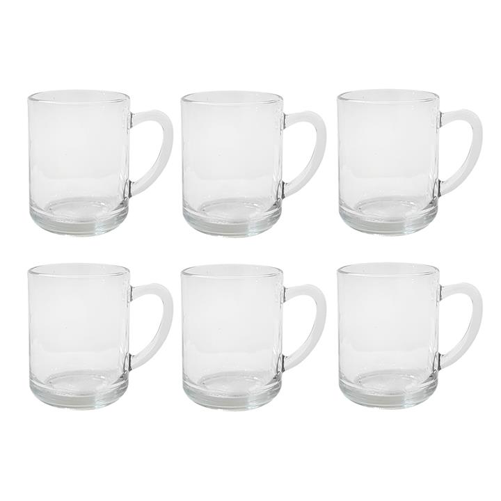 لیوان گامین گلس مدل محک بسته 6 عددی Gamin Glass Mahak Pack of 6